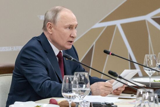 Russia Putin Heads of African Regional Organisations