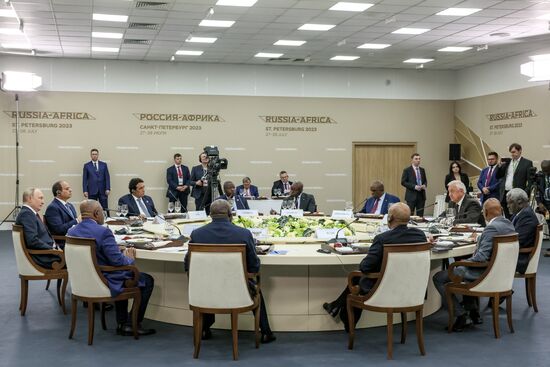 Russia Putin Heads of African Regional Organisations