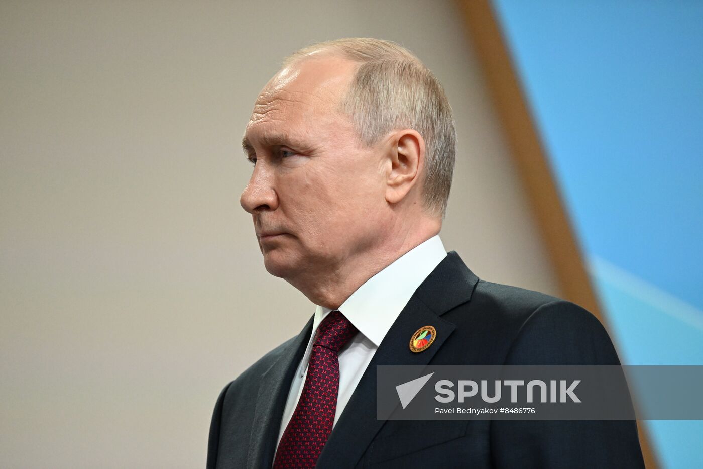 Russia Putin Africa Summit Welcome Ceremony