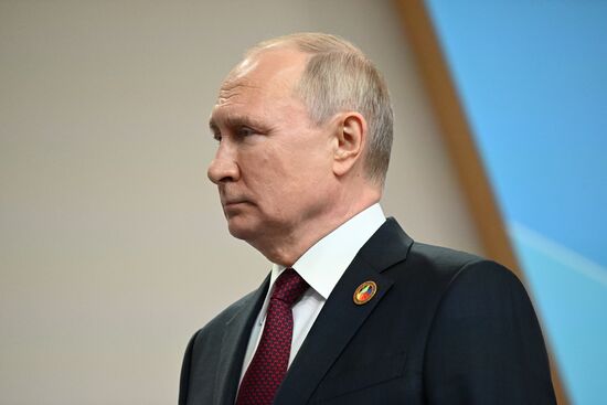 Russia Putin Africa Summit Welcome Ceremony