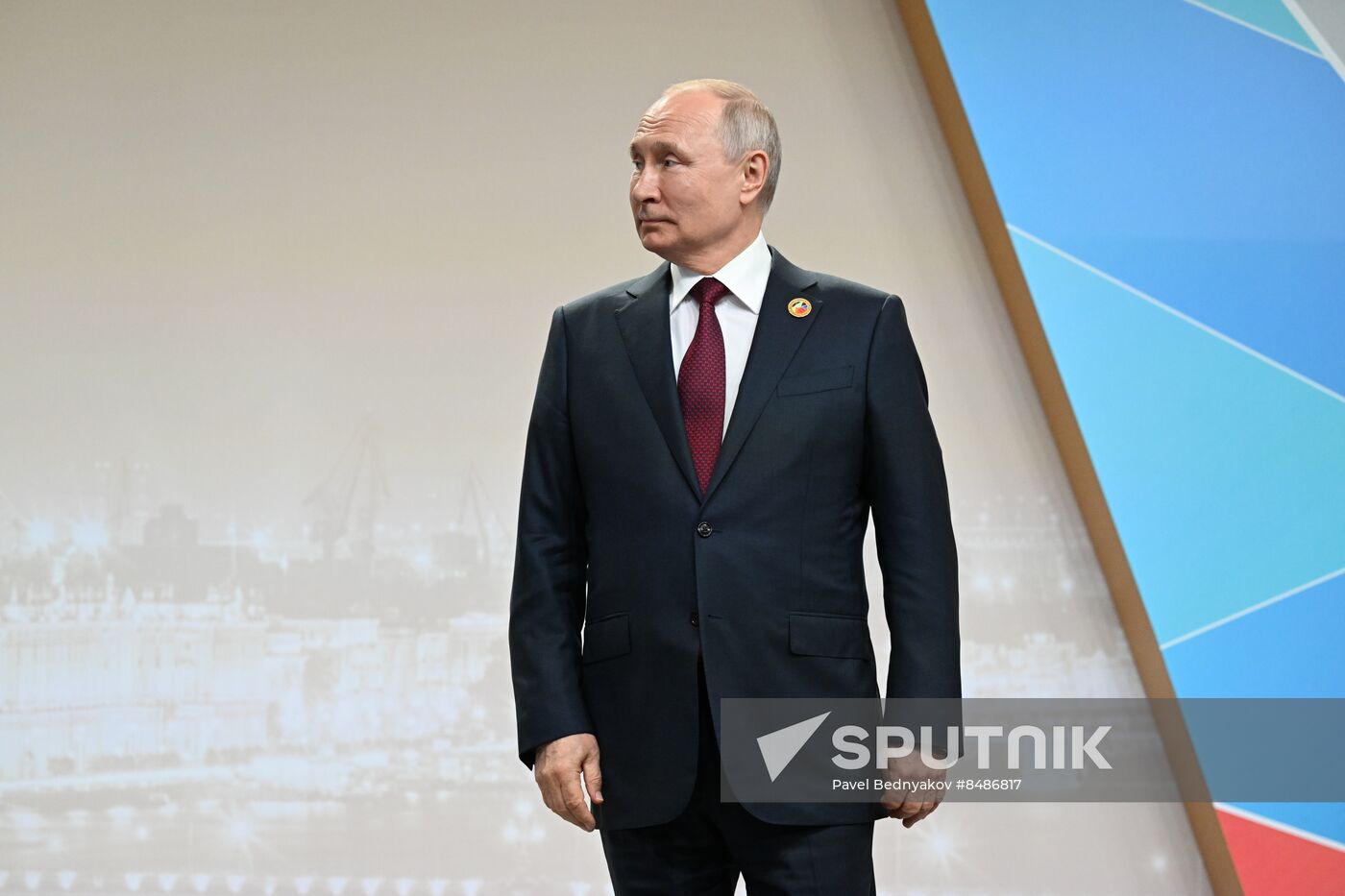 Russia Putin Africa Summit Welcome Ceremony