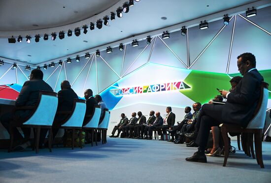 2nd Russia-Africa Summit. Plenary session