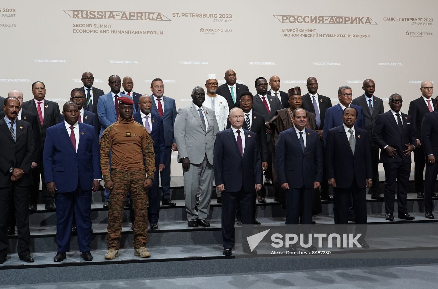 Russia Putin Africa Summit Photo Opportunity
