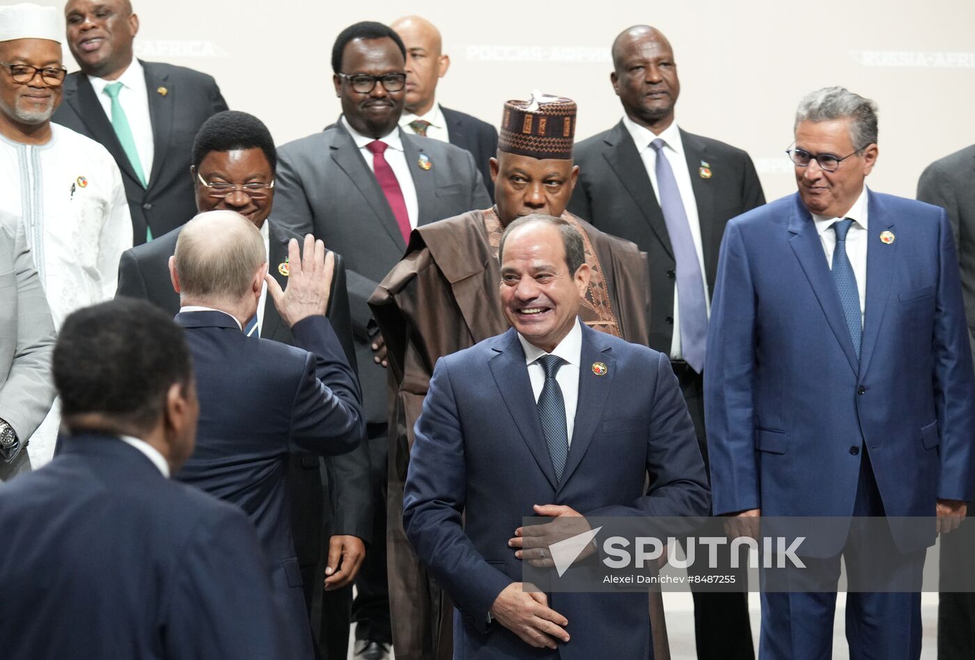 Russia Putin Africa Summit Photo Opportunity