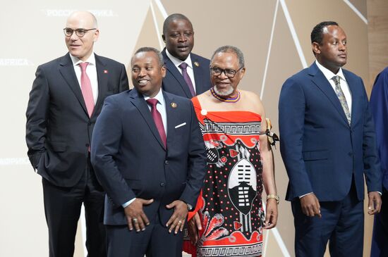 Russia Putin Africa Summit Photo Opportunity