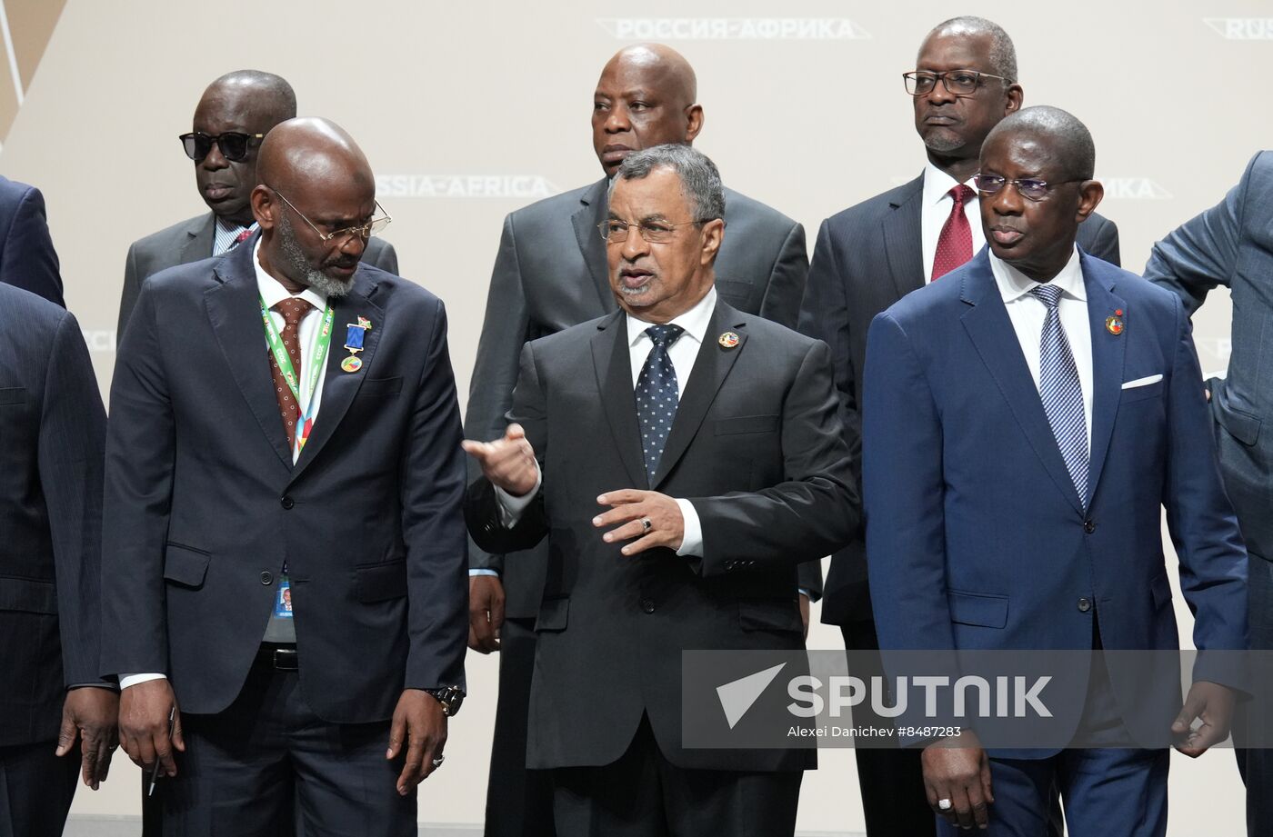 Russia Putin Africa Summit Photo Opportunity