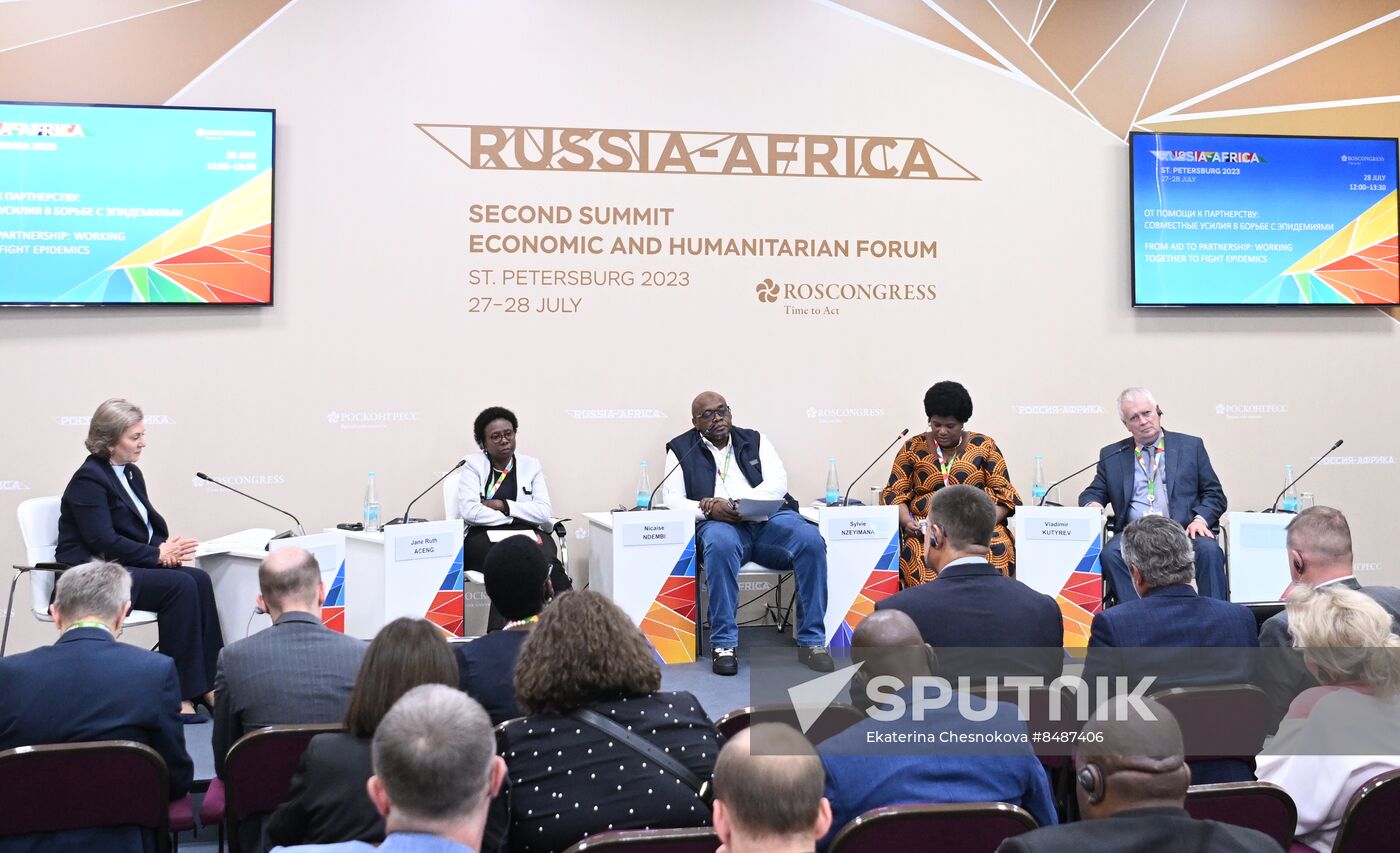 2nd Russia-Africa Summit. From Aid to Partnership: Working Together to Fight Epidemics.