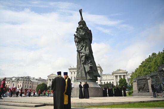 Russia Religion Patriarch Rus Baptism Day