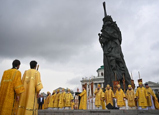 Russia Religion Patriarch Rus Baptism Day