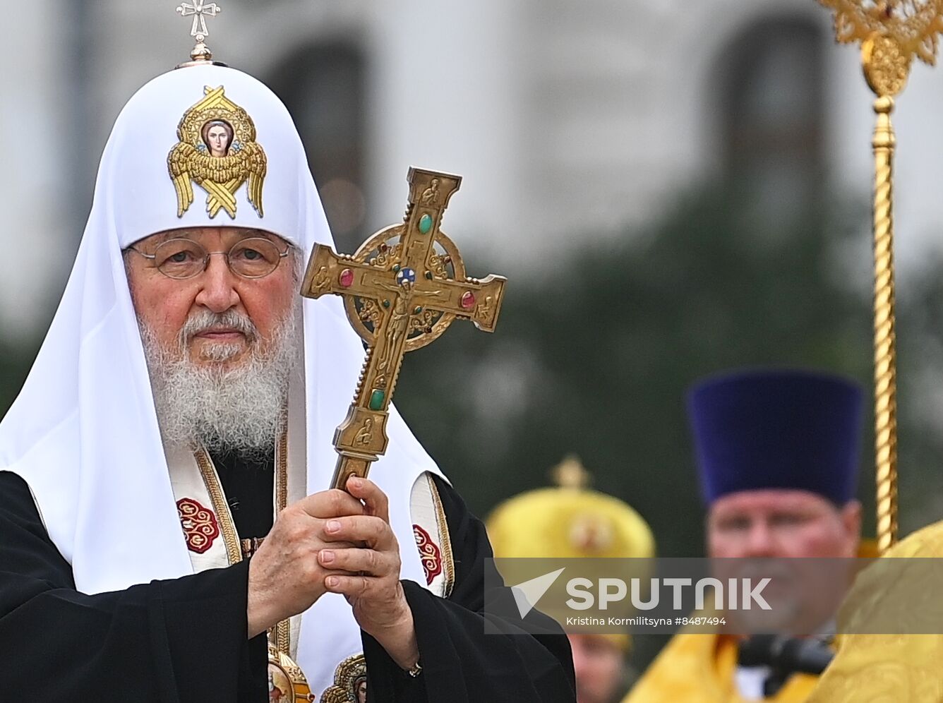 Russia Religion Patriarch Rus Baptism Day