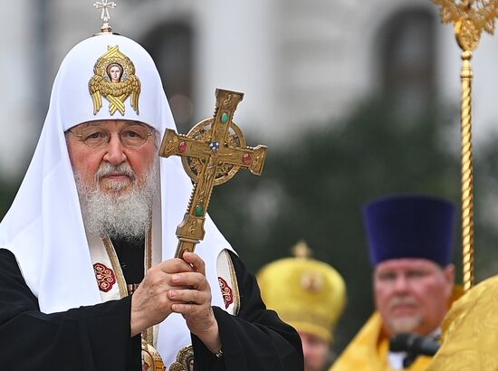 Russia Religion Patriarch Rus Baptism Day