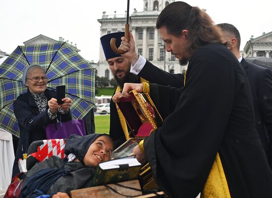 Russia Religion Patriarch Rus Baptism Day