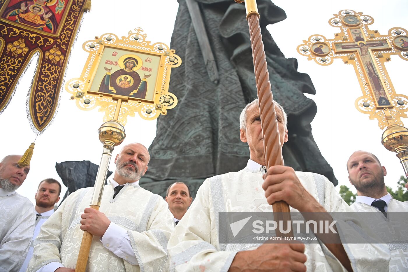 Russia Religion Patriarch Rus Baptism Day