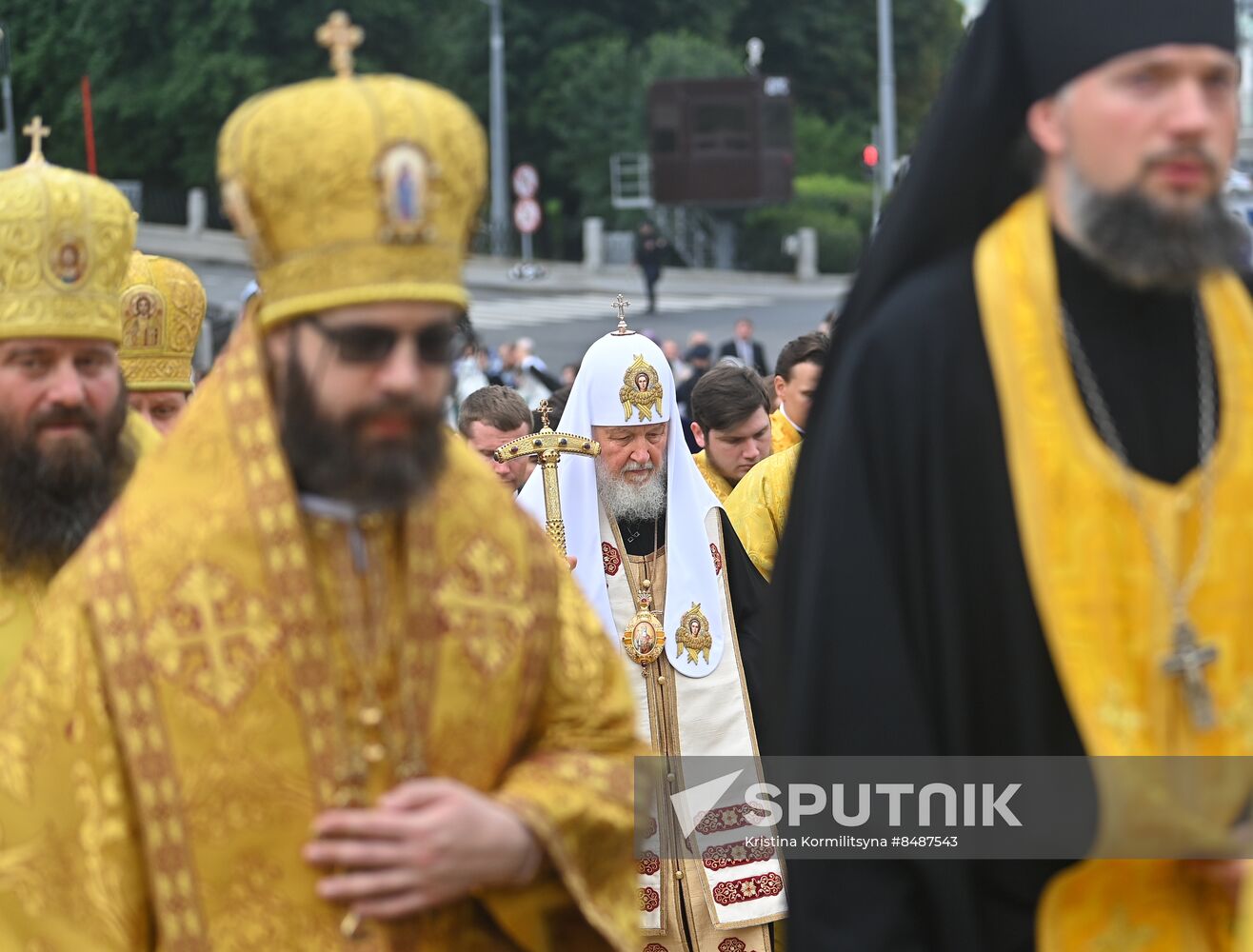 Russia Religion Patriarch Rus Baptism Day