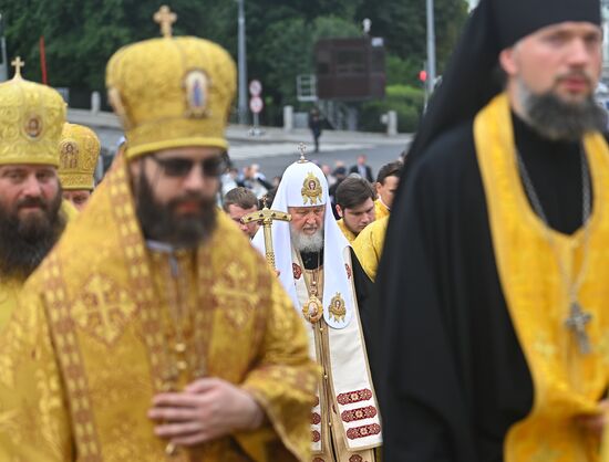 Russia Religion Patriarch Rus Baptism Day