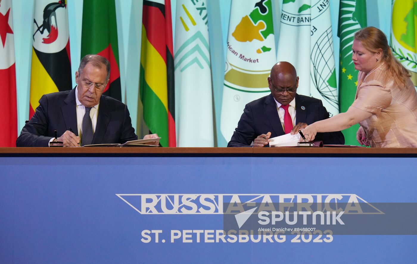 Russia Putin Africa Summit Statement