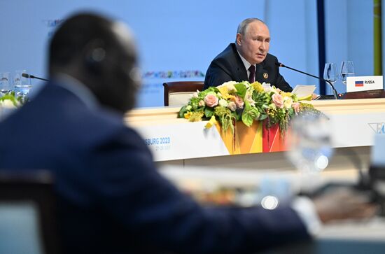 Russia Putin Africa Summit Working Lunch