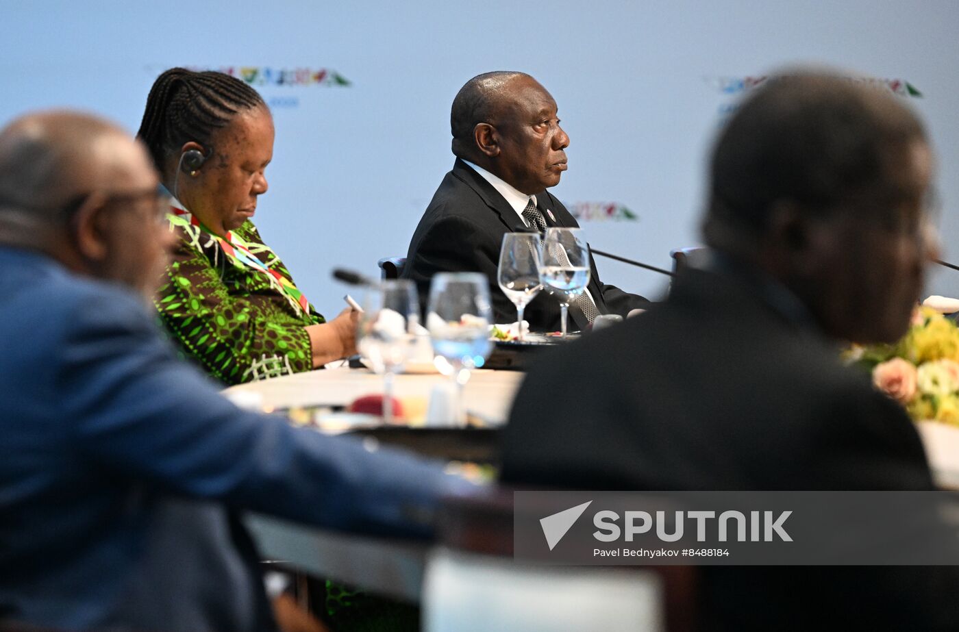 Russia Putin Africa Summit Working Lunch