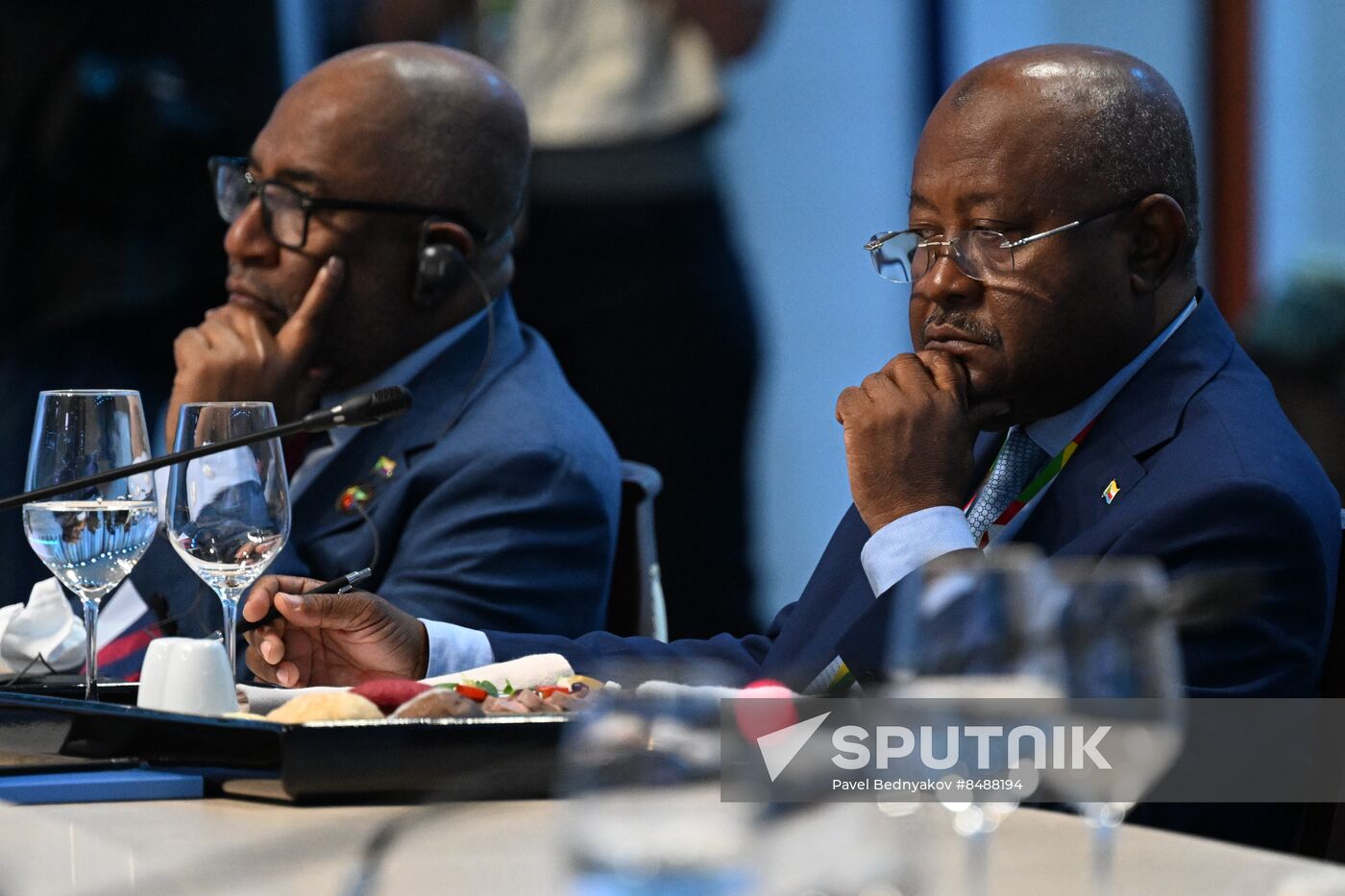 Russia Putin Africa Summit Working Lunch