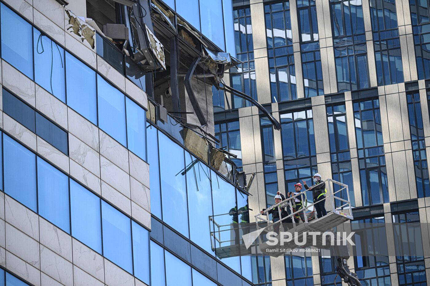 Russia Moscow Drone Attack