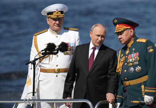 Russia Putin Navy Day