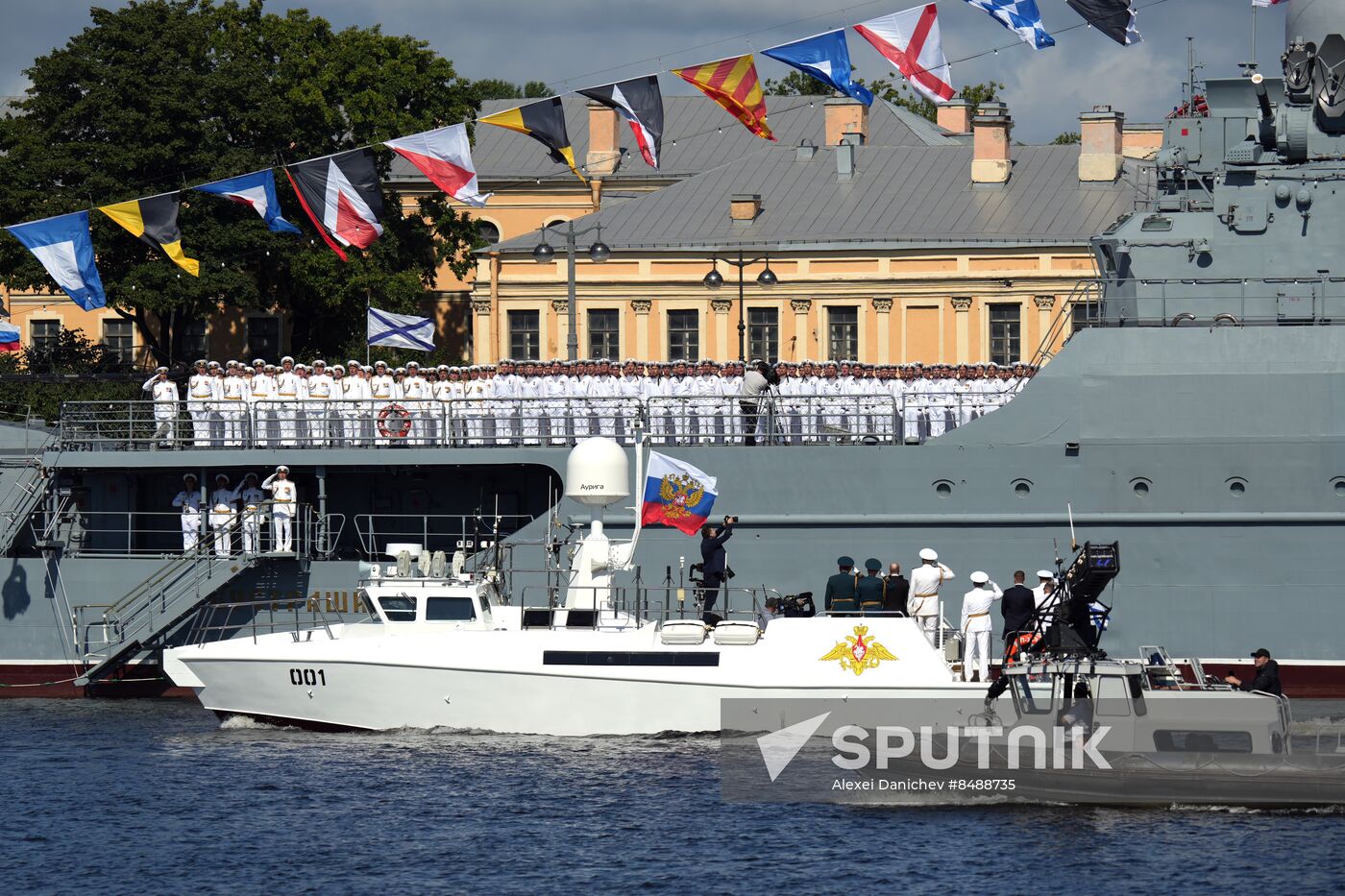 Russia Putin Navy Day