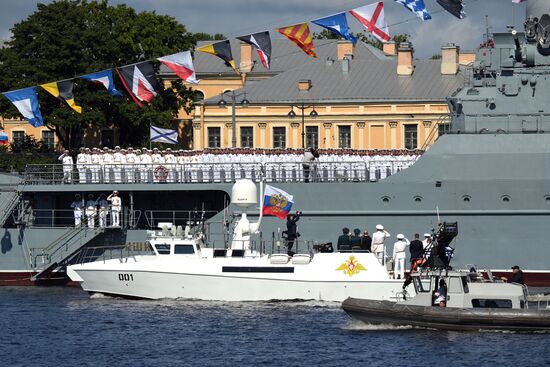 Russia Putin Navy Day