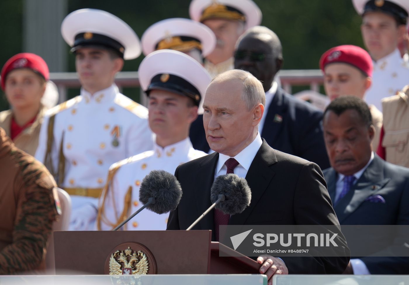 Russia Putin Navy Day