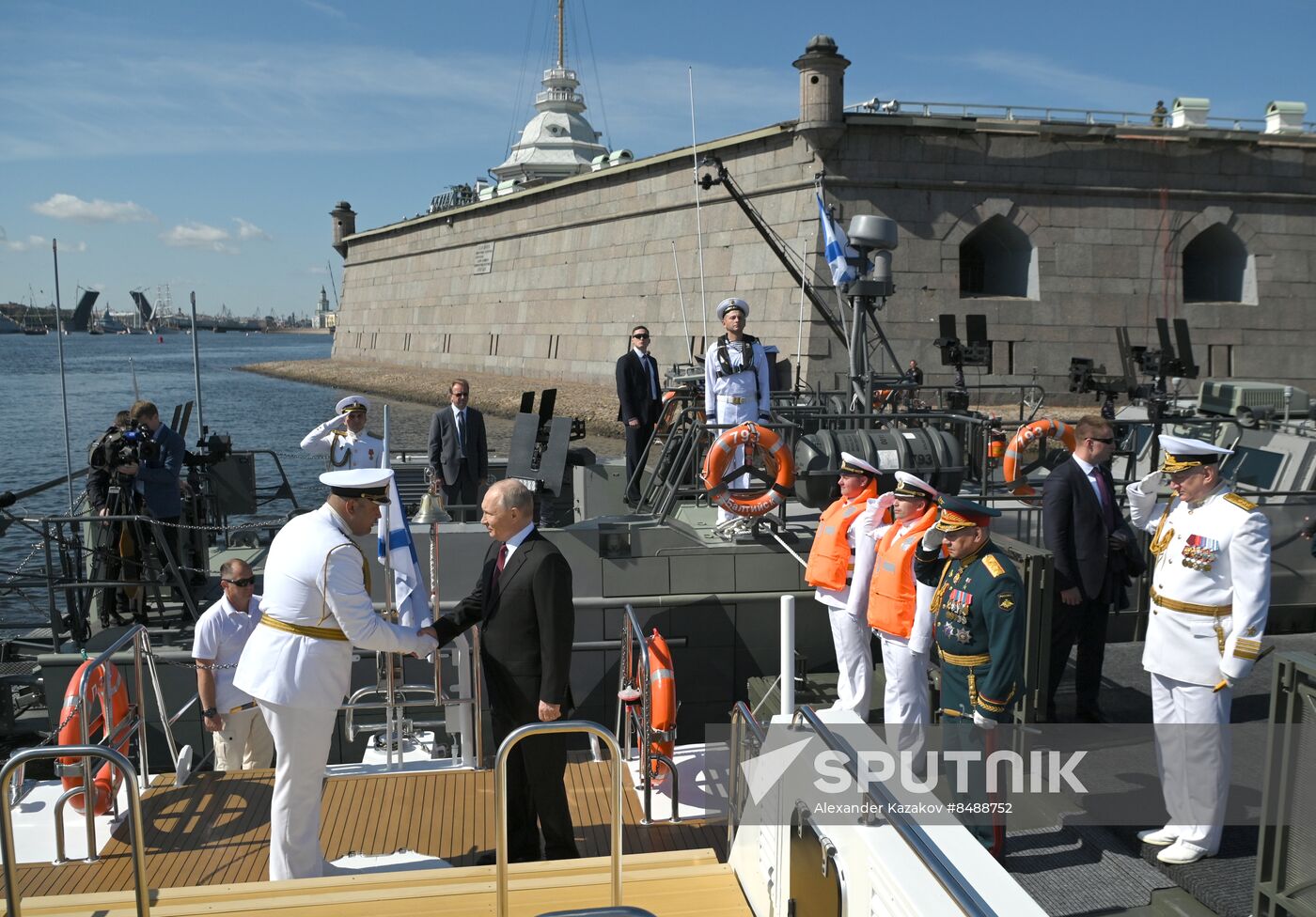 Russia Putin Navy Day