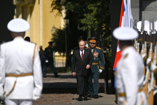 Russia Putin Navy Day