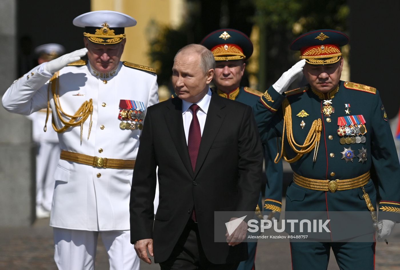 Russia Putin Navy Day