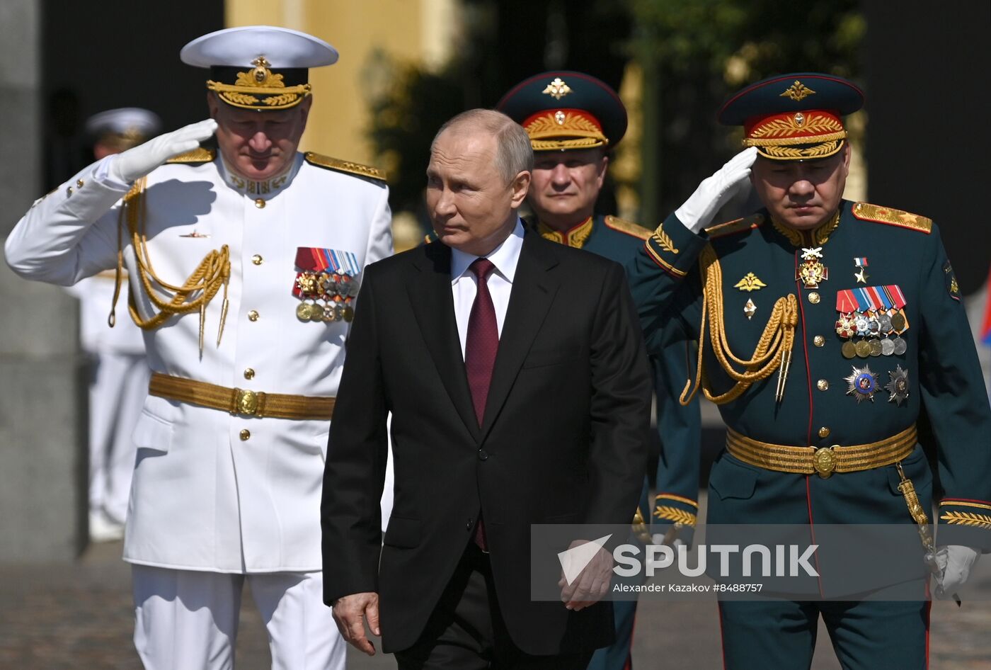 Russia Putin Navy Day