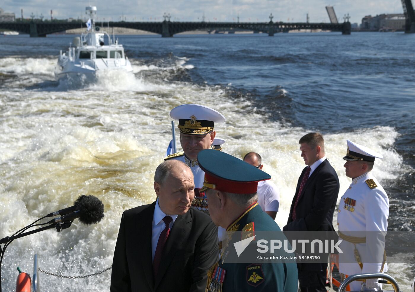 Russia Putin Navy Day