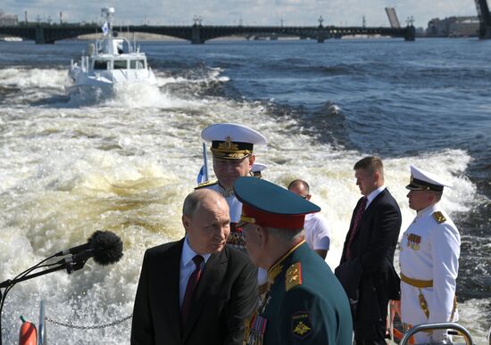 Russia Putin Navy Day