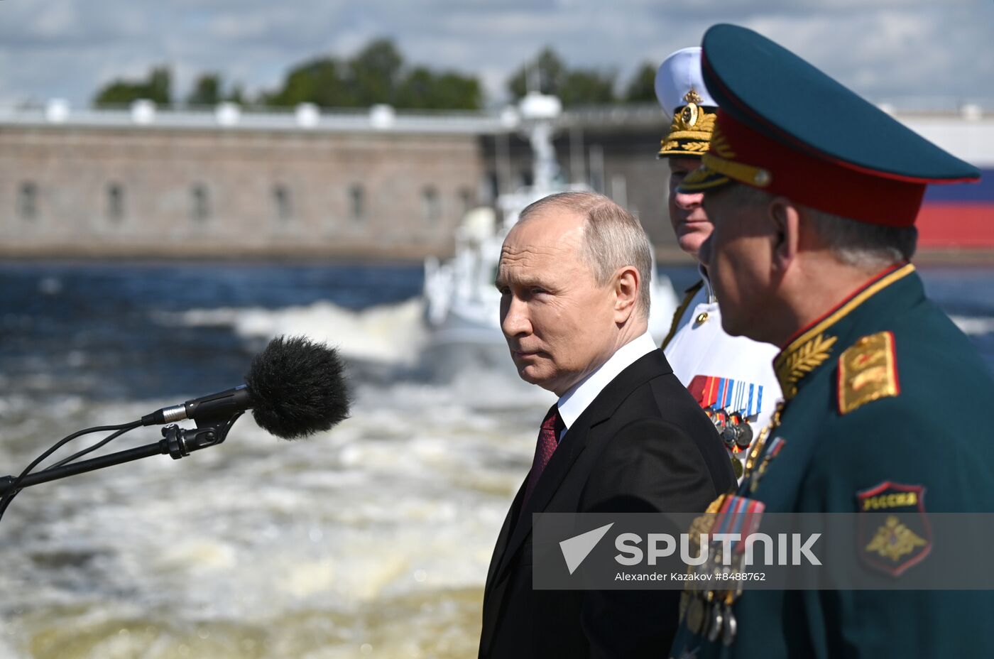 Russia Putin Navy Day