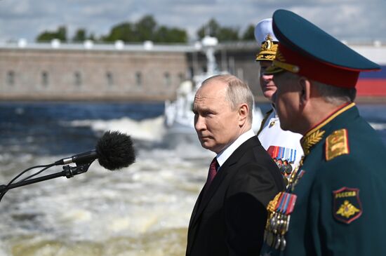 Russia Putin Navy Day