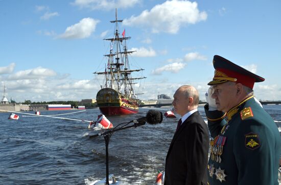 Russia Putin Navy Day