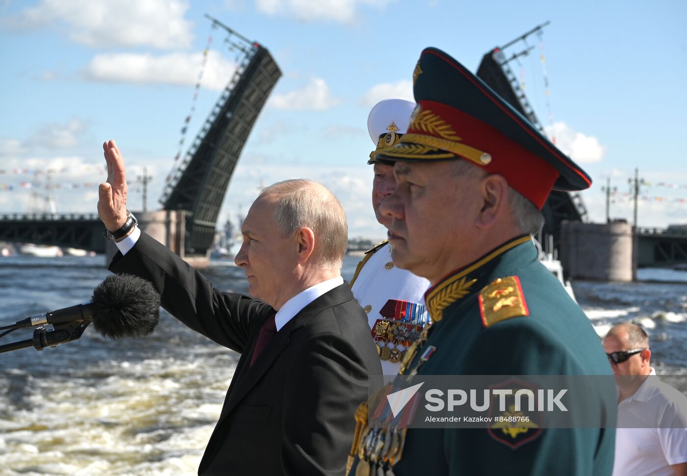 Russia Putin Navy Day