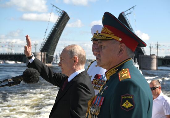 Russia Putin Navy Day