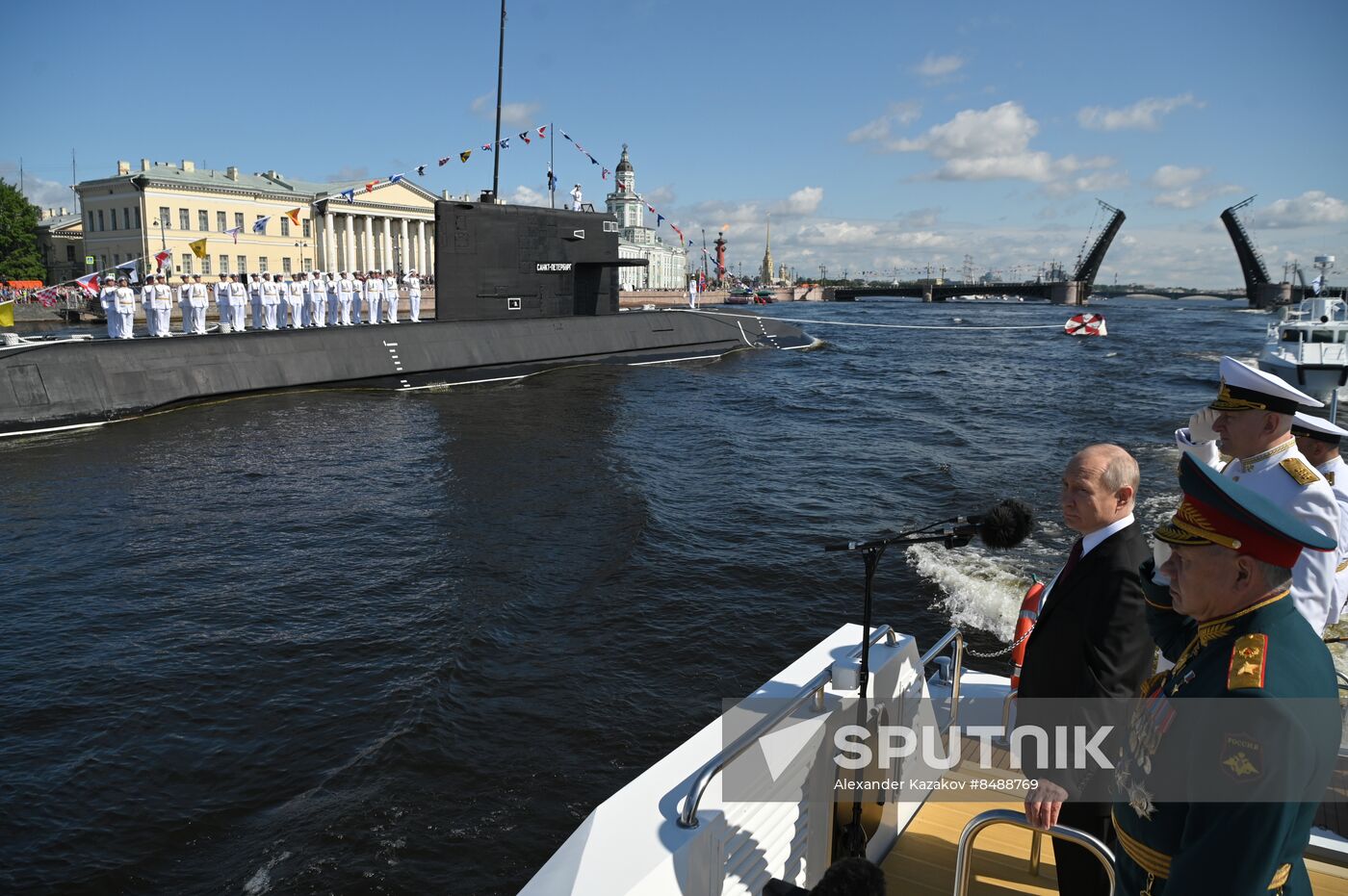 Russia Putin Navy Day