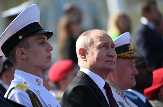 Russia Putin Navy Day