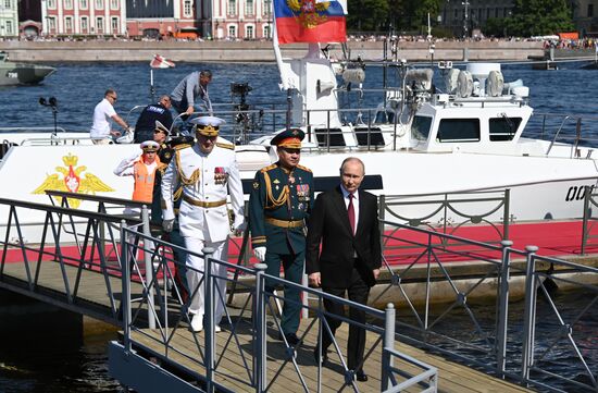Russia Putin Navy Day