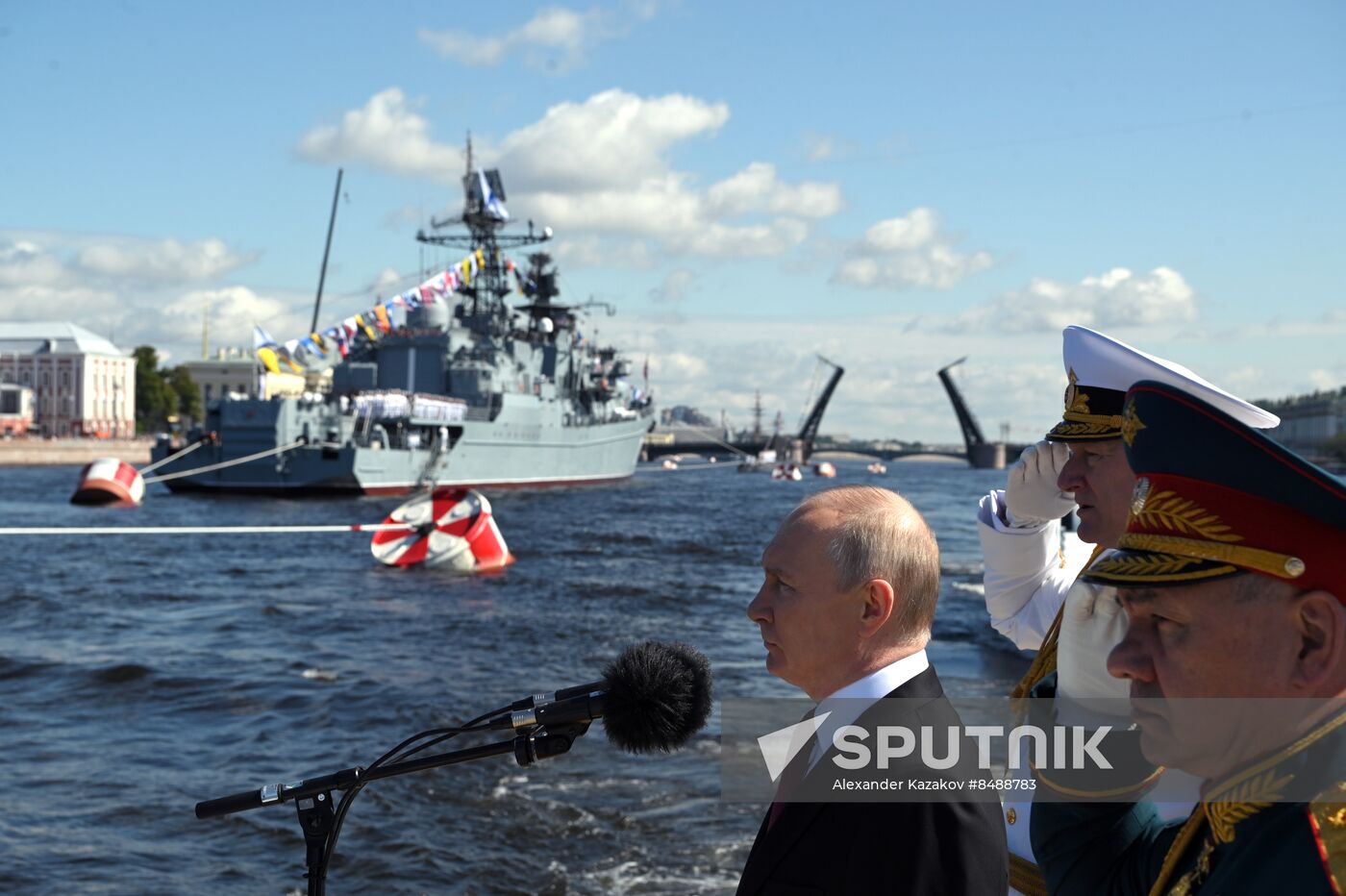 Russia Putin Navy Day