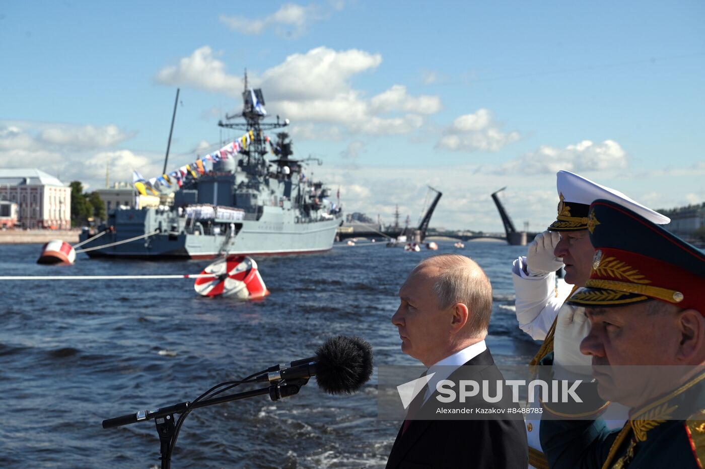 Russia Putin Navy Day