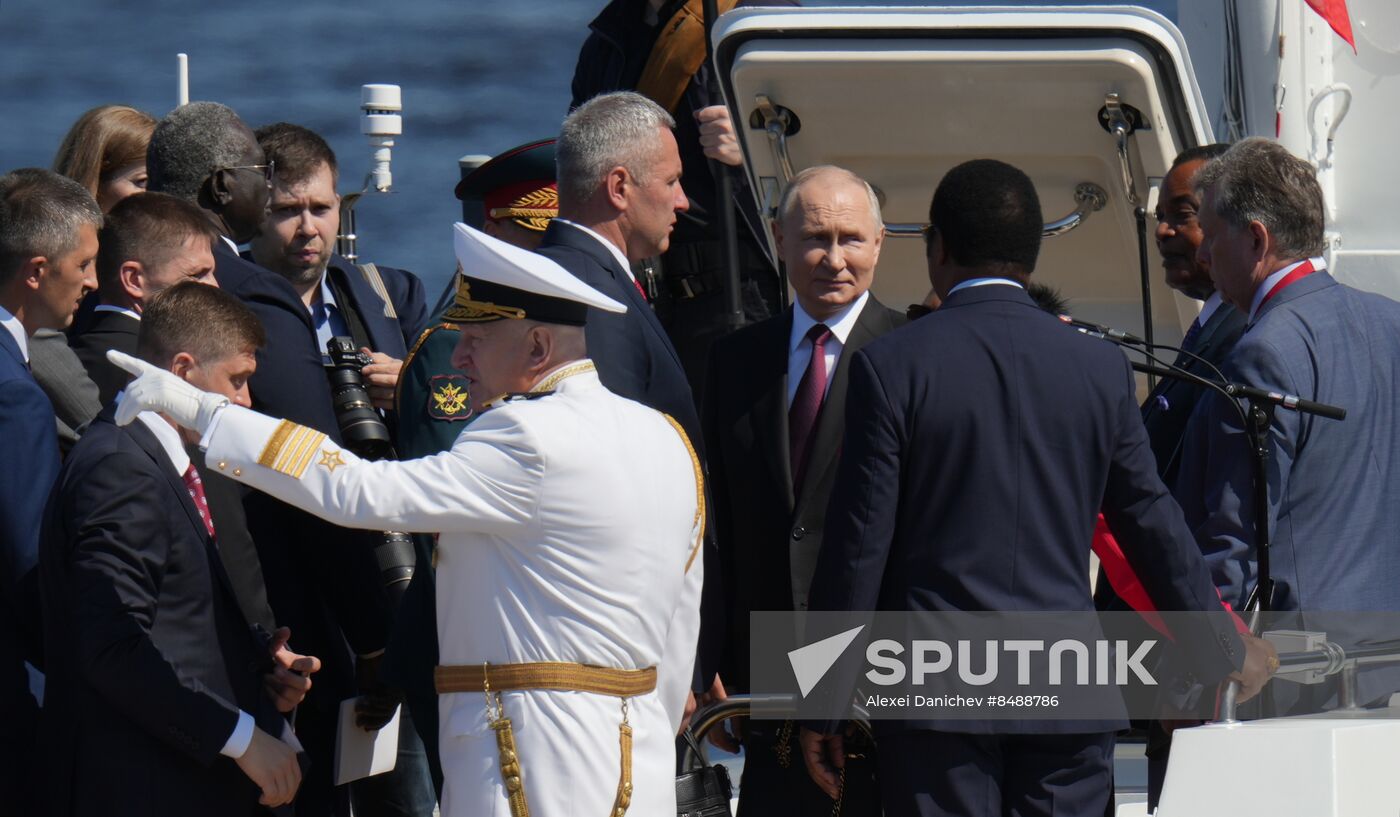 Russia Putin Navy Day