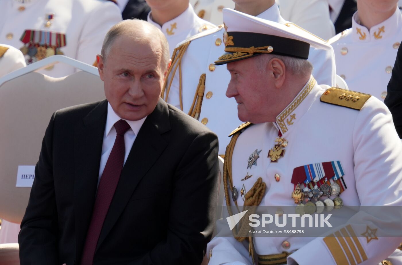 Russia Putin Navy Day