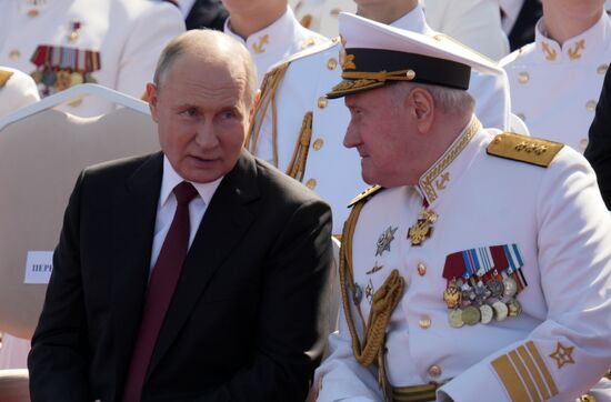 Russia Putin Navy Day