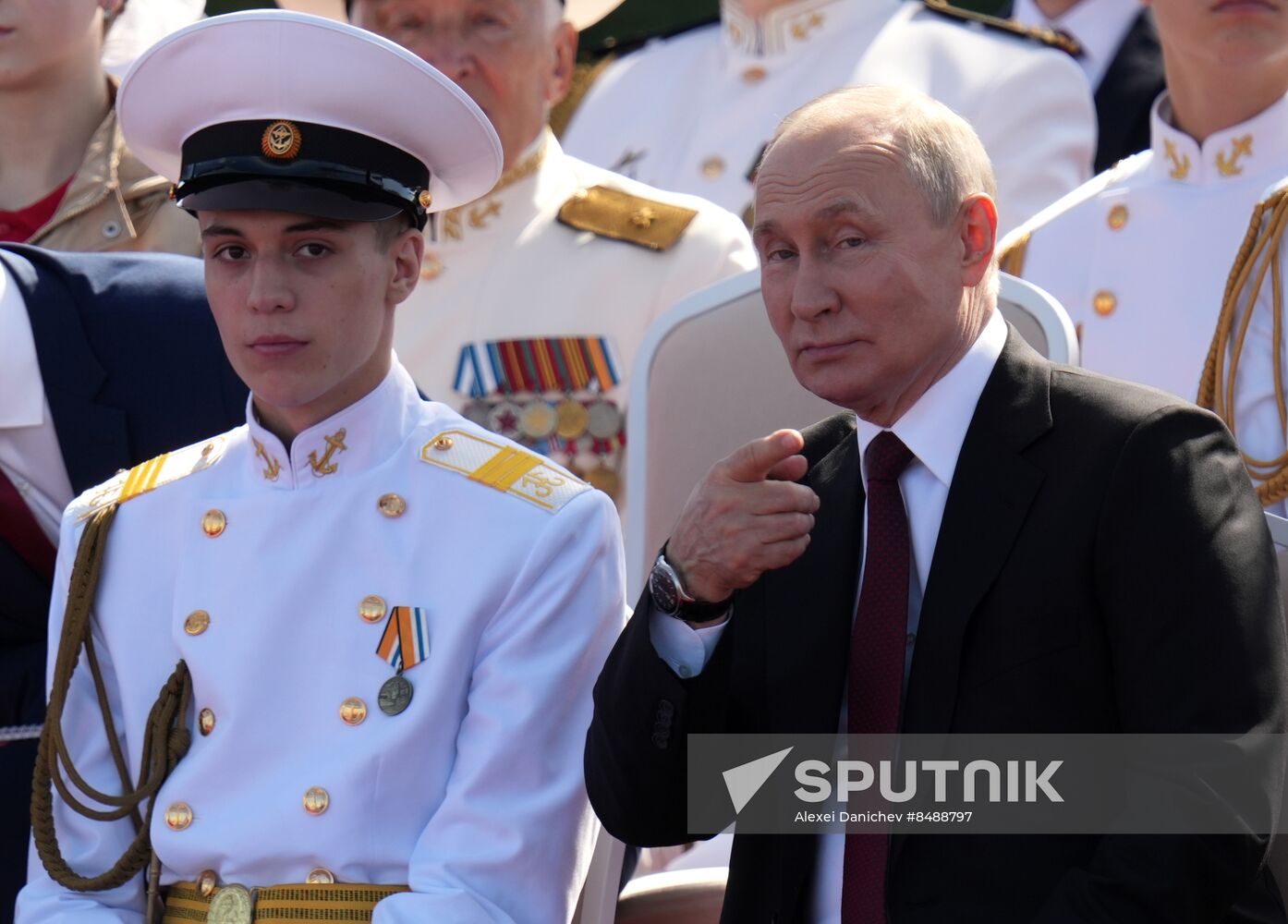 Russia Putin Navy Day