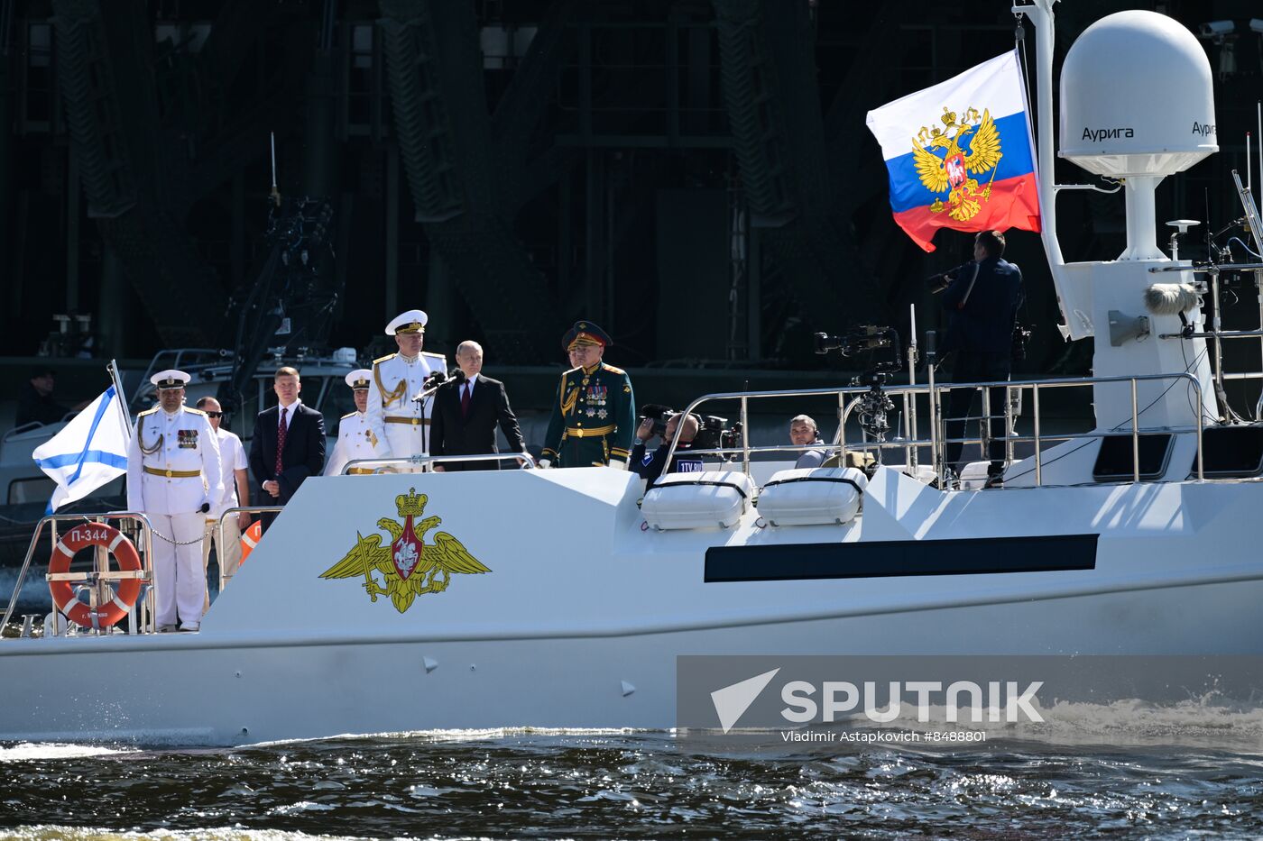 Russia Putin Navy Day