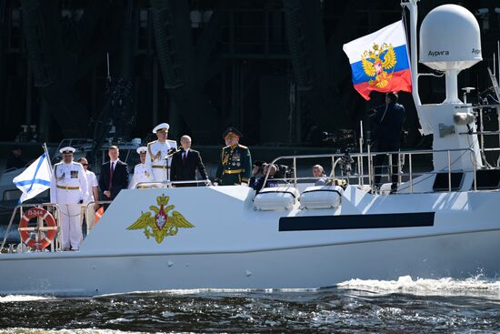 Russia Putin Navy Day